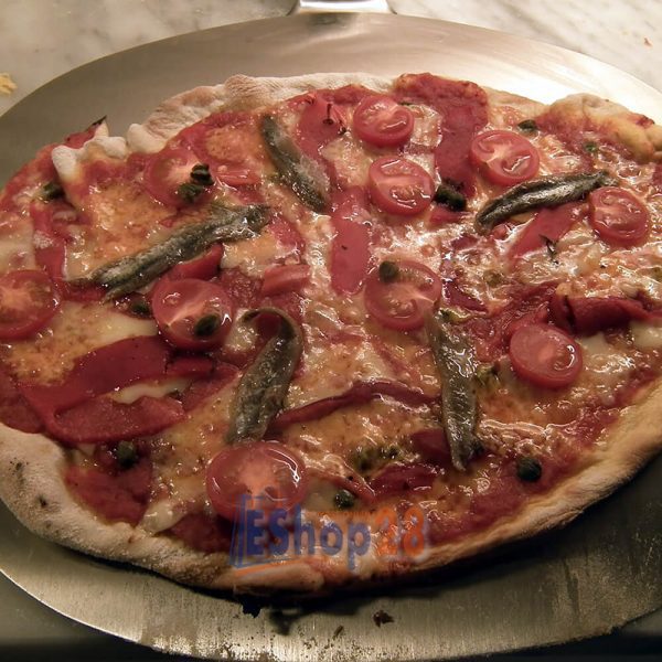 PÁ PARA PIZZA EM ALUMÍNIO POLIDO DIÂMETRO 35 CABO 18 da GALLIZZI - Image 4
